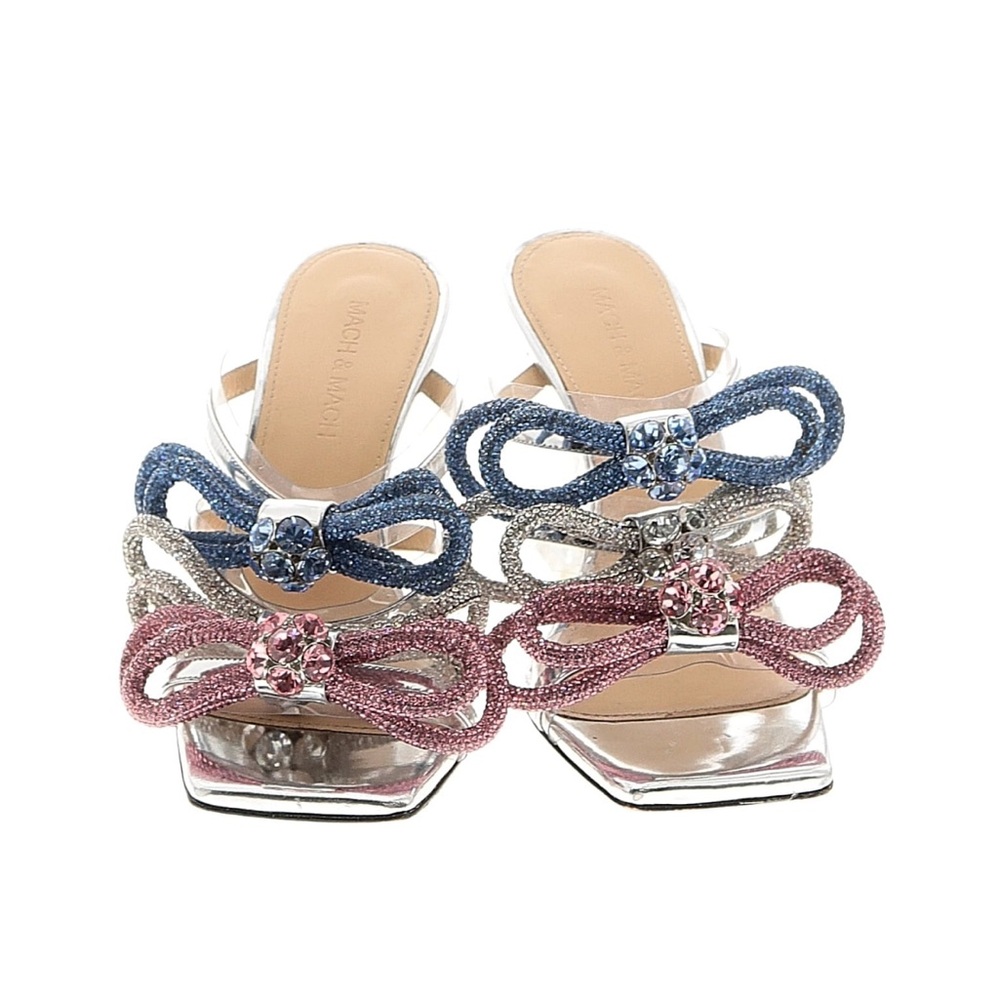 SOLD Mach & Mach Crystal Square Mules